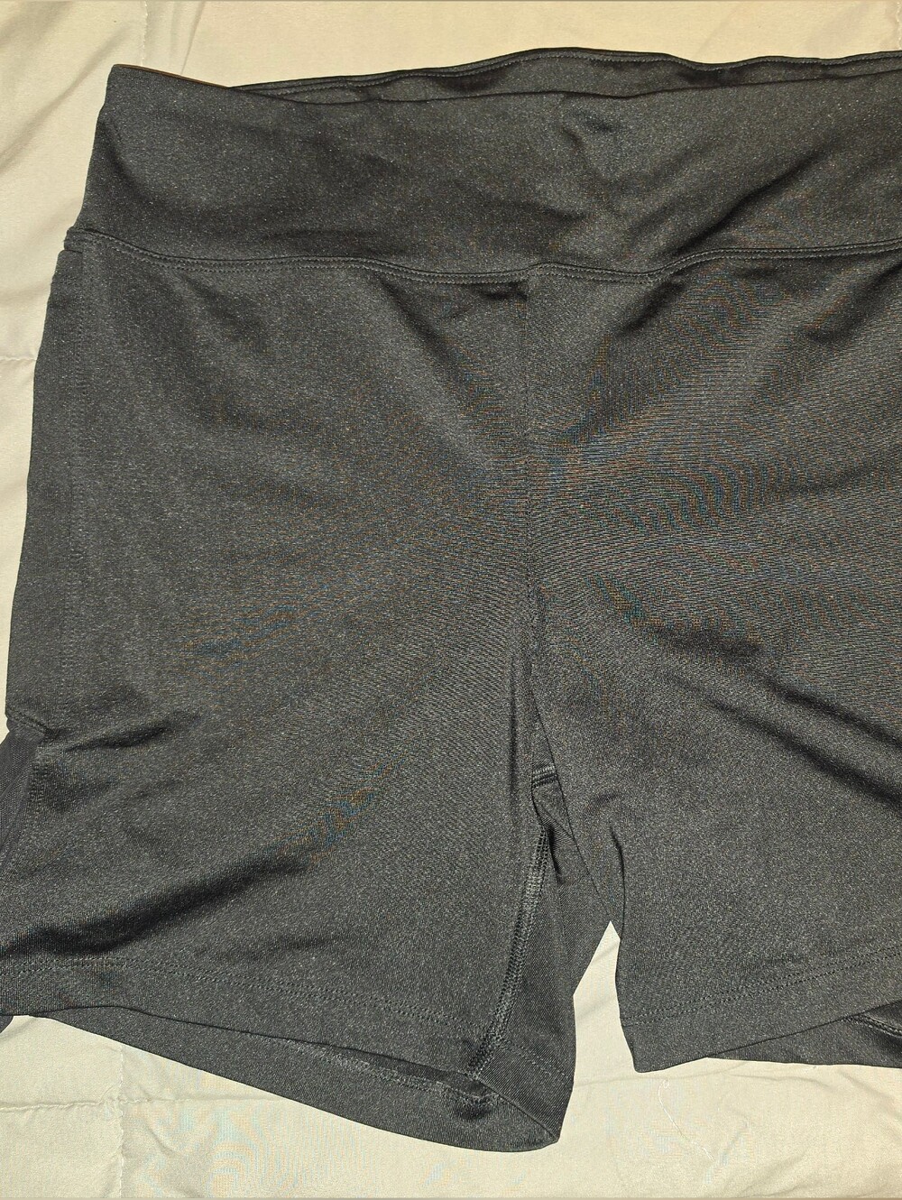 PINK Victoria's Secret Black High-Rise Bike Shorts